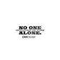 No One Should Face the Storm Alone Vinyl Decal