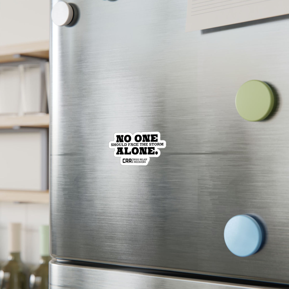 No One Should Face the Storm Alone Vinyl Decal